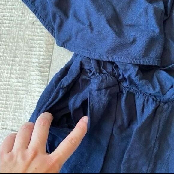 Hollister Strapless Navy Jumpsuit - Picture 4 of 6